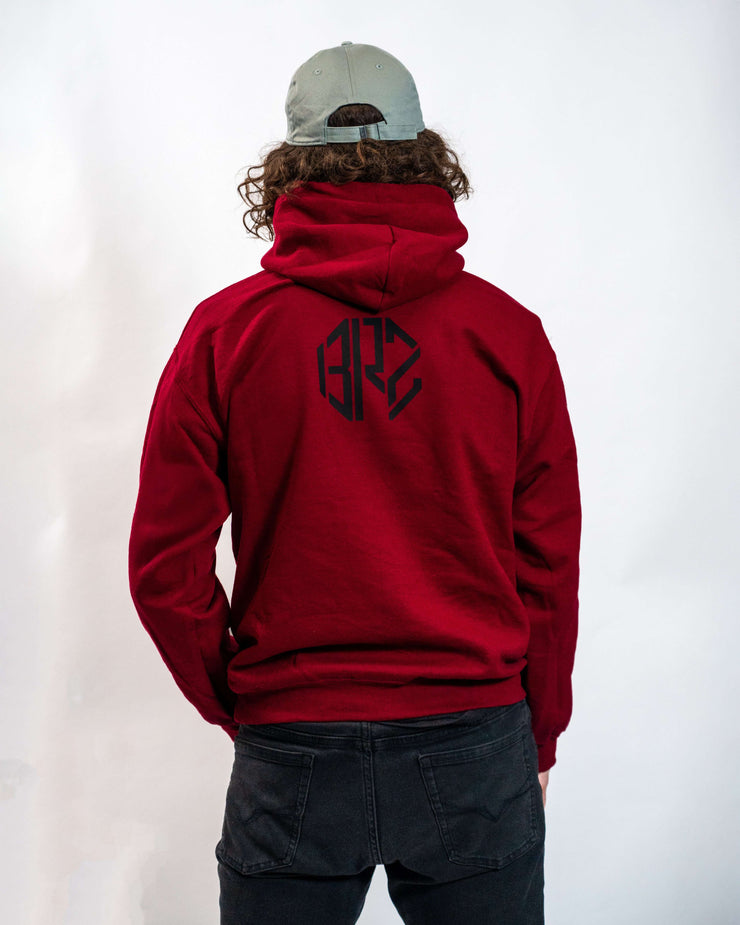 BORZO Burgundy Hoodie