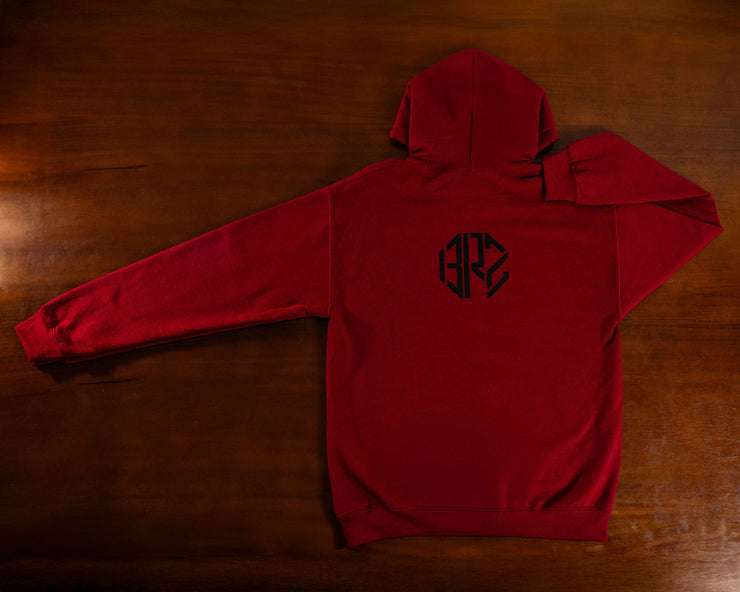 BORZO Burgundy Hoodie