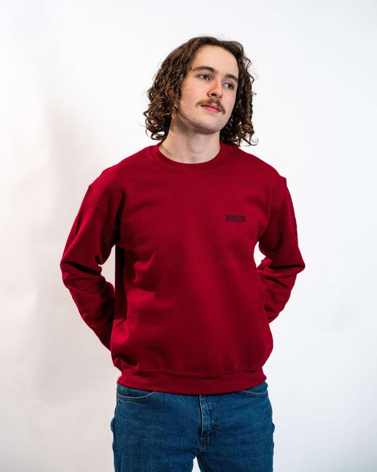 BORZO Burgundy Sweatshirt