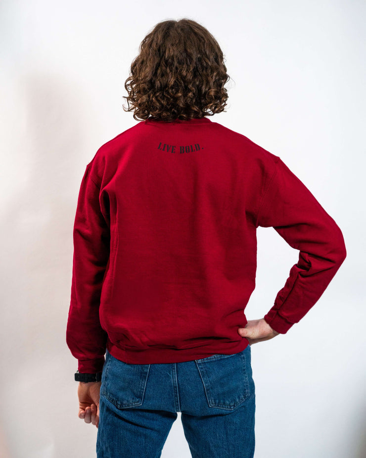 BORZO Burgundy Sweatshirt
