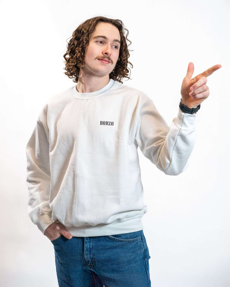 BORZO White Sweatshirt